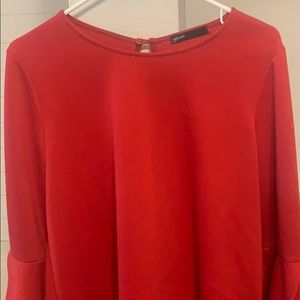 Long sleeve shirt with butterfly sleeves